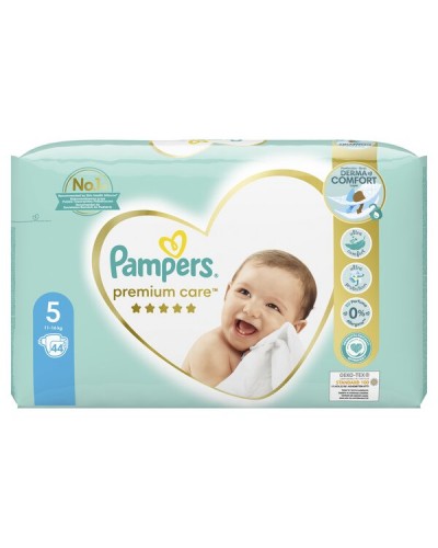 PAMPERS PREMIUM CARE No 5 (11-16kg) 44τμχ JUMBO PACK