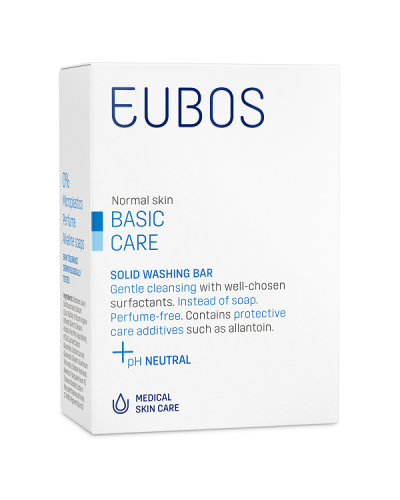 EUBOS BASIC CARE BLUE SOLID WASHING BAR 125g