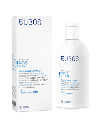 EUBOS BASIC CARE BLUE LIQUID WASHING EMULSION 200ml