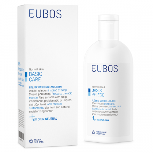 EUBOS BASIC CARE BLUE LIQUID WASHING EMULSION 200ml