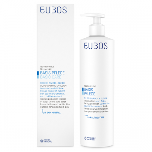 EUBOS BASIC CARE BLUE LIQUID WASHING EMULSION 400ml