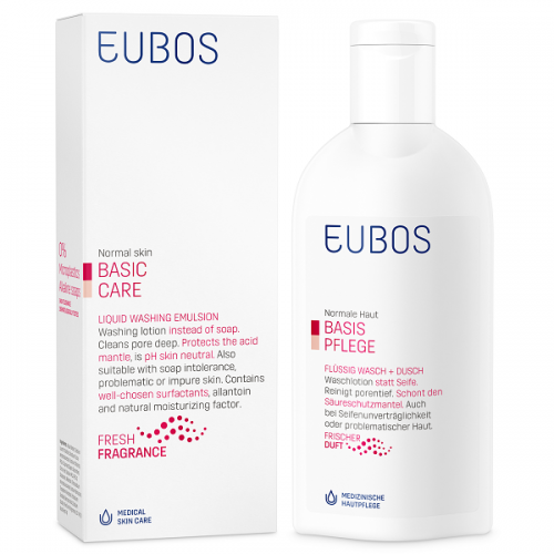 EUBOS BASIC CARE RED LIQUID WASHING EMULSION 200ml