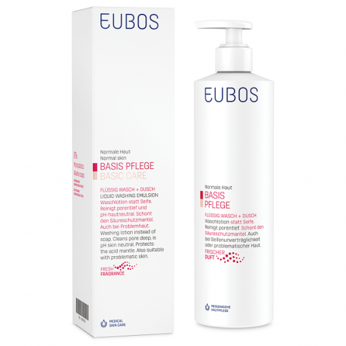 EUBOS BASIC CARE RED LIQUID WASHING EMULSION 400ml