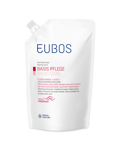 EUBOS BASIC CARE RED LIQUID WASHING EMULSION 400ml REFILL