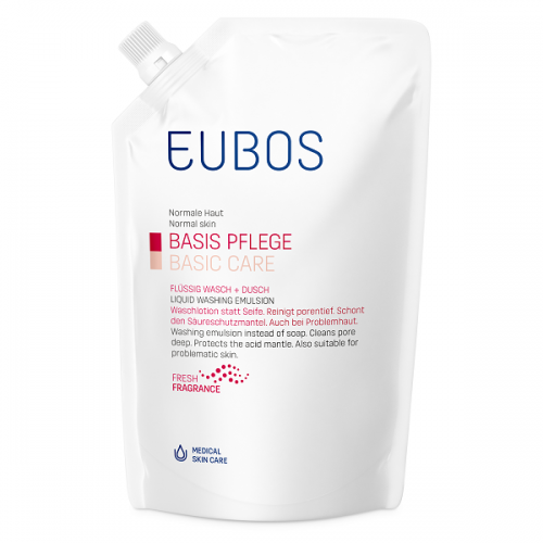 EUBOS BASIC CARE RED LIQUID WASHING EMULSION 400ml REFILL