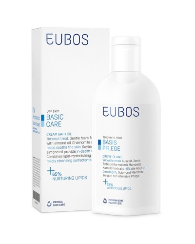 EUBOS BASIC CREAM BATH OIL 200ml
