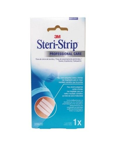 3M STERI-STRIP ΤΑΙΝΕΙΕΣ ΣΥΓΚΛΙΣΗΣ ΤΡΑΥΜΑΤΟΣ 12mm x 10cm 6τμχ