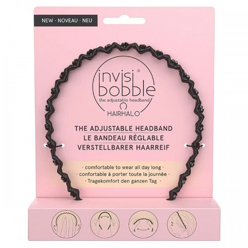 INVISIBOBBLE HAIRHALO TRUE DARK SPARKLE ΣΤΕΚΑ ΜΑΛΛΙΩΝ 1τμχ