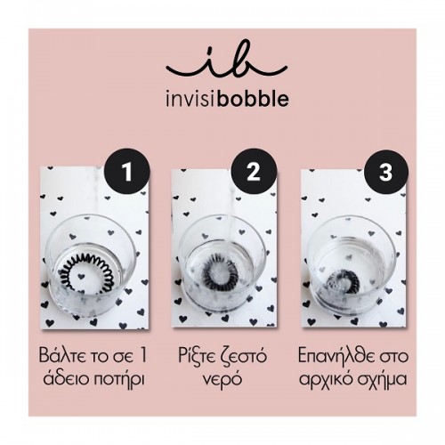 INVISIBOBBLE ORIGINAL THE PINKS ΛΑΣΤΙΧΑΚΙΑ ΜΑΛΛΙΩΝ 3τμχ