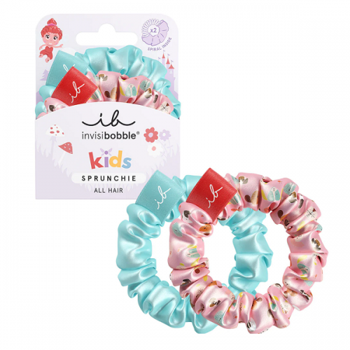 INVISIBOBBLE KIDS SPRUNCHIE PUPPY LOVE ΛΑΣΤΙΧΑΚΙΑ ΜΑΛΛΙΩΝ 2τμχ