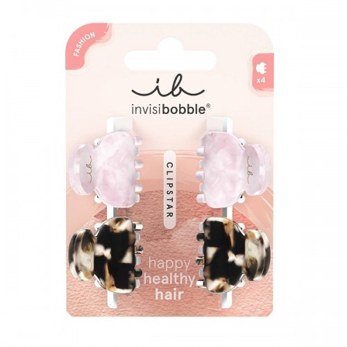 INVISIBOBBLE CLIPSTAR PETIT FOUR ΚΛΑΜΕΡΑΚΙΑ ΓΙΑ ΜΑΛΛΙΑ 4τμχ