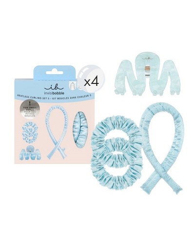 INVISIBOBBLE  GIFT SET BABY CURL S ΚΙΤ ΓΙΑ ΜΠΟΥΚΛΕΣ ΧΩΡΙΣ ΤΗ ΧΡΗΣΗ ΘΕΡΜΟΤΗΤΑΣ 4τμχ