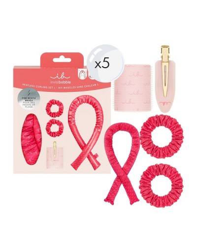 INVISIBOBBLE GIFT SET BEACH CURL L ΚΙΤ ΓΙΑ ΜΠΟΥΚΛΕΣ ΧΩΡΙΣ ΤΗ ΧΡΗΣΗ ΘΕΡΜΟΤΗΤΑΣ 5τμχ