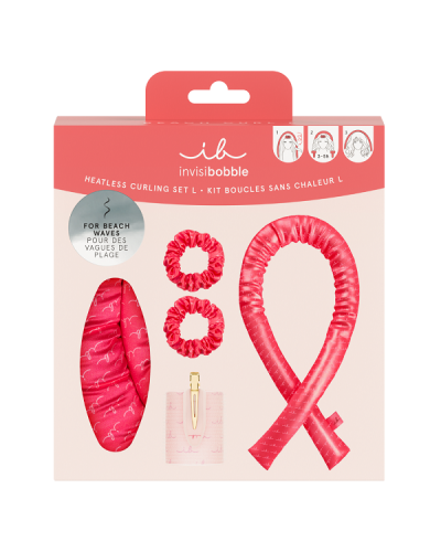 INVISIBOBBLE GIFT SET BEACH CURL L ΚΙΤ ΓΙΑ ΜΠΟΥΚΛΕΣ ΧΩΡΙΣ ΤΗ ΧΡΗΣΗ ΘΕΡΜΟΤΗΤΑΣ 5τμχ