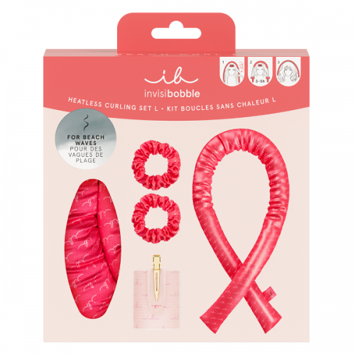 INVISIBOBBLE GIFT SET BEACH CURL L ΚΙΤ ΓΙΑ ΜΠΟΥΚΛΕΣ ΧΩΡΙΣ ΤΗ ΧΡΗΣΗ ΘΕΡΜΟΤΗΤΑΣ 5τμχ