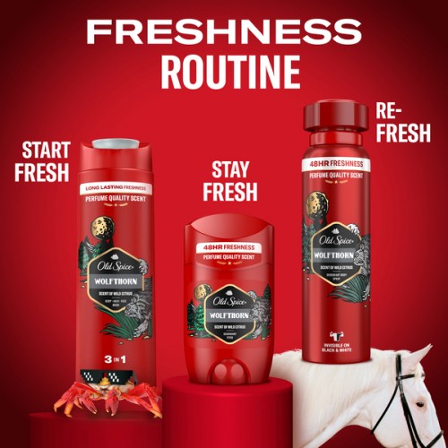 OLD SPICE SHOWER GEL & SHAMPOO WOLFTHORN 400ml