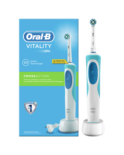 ORAL-B VITALITY CROSSACTION 2D ΗΛΕΚΤΡΙΚΗ ΟΔΟΝΤΟΒΟΥΡΤΣΑ 1τμχ