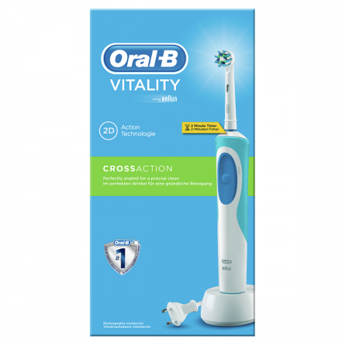 ORAL-B VITALITY CROSSACTION 2D ΗΛΕΚΤΡΙΚΗ ΟΔΟΝΤΟΒΟΥΡΤΣΑ 1τμχ