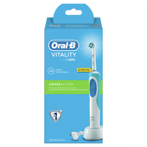 ORAL-B VITALITY CROSSACTION 2D ΗΛΕΚΤΡΙΚΗ ΟΔΟΝΤΟΒΟΥΡΤΣΑ 1τμχ