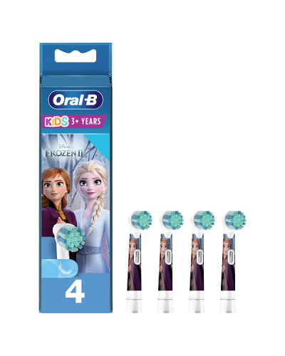 ORAL-B KIDS ΑΝΤΑΛΛΑΚΤΙΚΕΣ ΚΕΦΑΛΕΣ ΠΑΙΔΙΚΗΣ ΗΛΕΚΤΡΙΚΗΣ ΟΔΟΝΤΟΒΟΥΡΤΣΑΣ FROZEN II 4τμχ