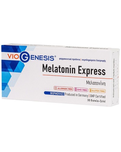 VIOGENESIS MELATONIN EXPRESS 30gel-tabs