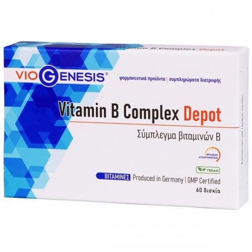 VIOGENESIS VITAMIN B COMPLEX DEPOT 60tabs