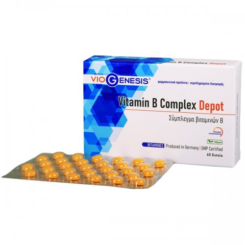 VIOGENESIS VITAMIN B COMPLEX DEPOT 60tabs