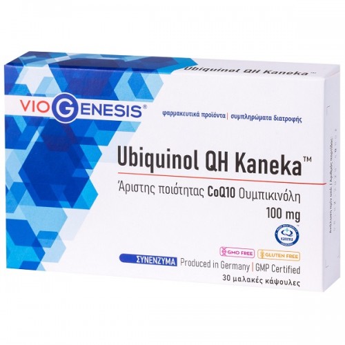 VIOGENESIS UBIQUINOL QH KANEKA 100mg 30softgels