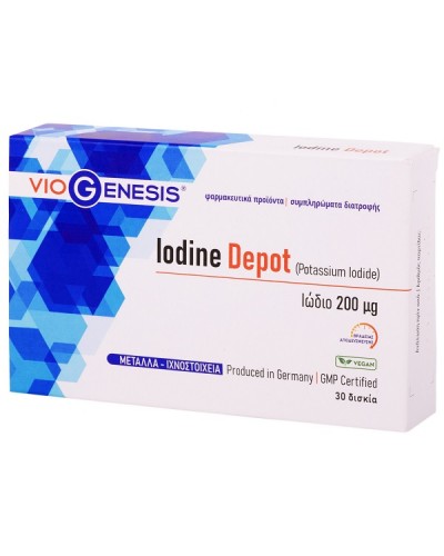 VIOGENESIS IODINE DEPOT 200μg 30tabs