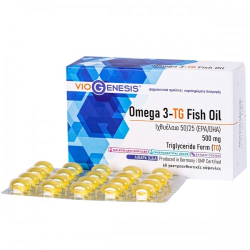 VIOGENESIS OMEGA 3-TG FISH OIL 60caps