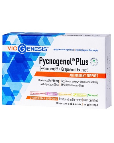 VIOGENESIS PYCNOGENOL PLUS 30caps