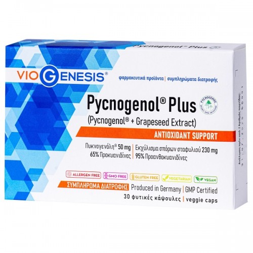 VIOGENESIS PYCNOGENOL PLUS 30caps