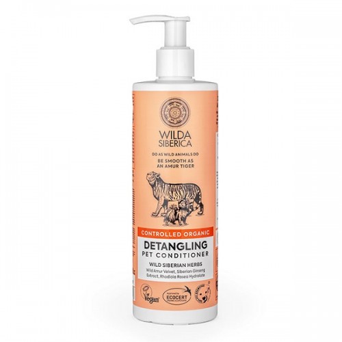 NATURA SIBERICA WILDA SIBERICA CONTROLLED ORGANIC DETANGLING PET CONDITIONER 400ML