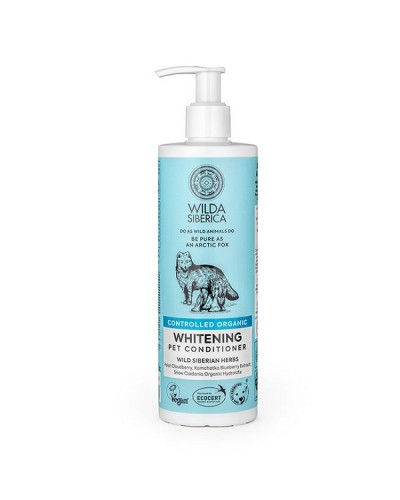 NATURA SIBERICA WILDA SIBERICA CONTROLLED ORGANIC WHITENING PET CONDITIONER 400ML