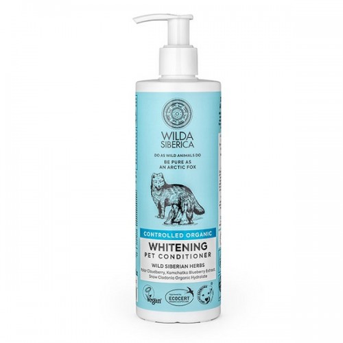 NATURA SIBERICA WILDA SIBERICA CONTROLLED ORGANIC WHITENING PET CONDITIONER 400ML