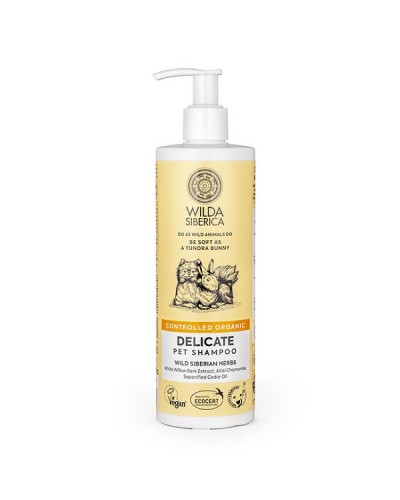 NATURA SIBERICA WILDA SIBERICA CONTROLLED ORGANIC DELICATE PET SHAMPOO 400ML