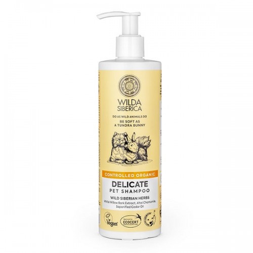 NATURA SIBERICA WILDA SIBERICA CONTROLLED ORGANIC DELICATE PET SHAMPOO 400ML