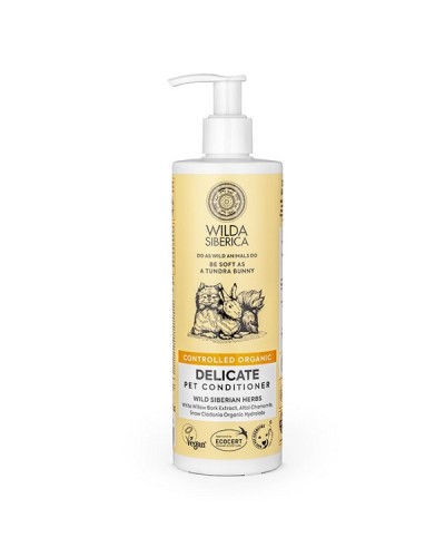 NATURA SIBERICA WILDA SIBERICA CONTROLLED ORGANIC DELICATE PET CONDITIONER 400ML