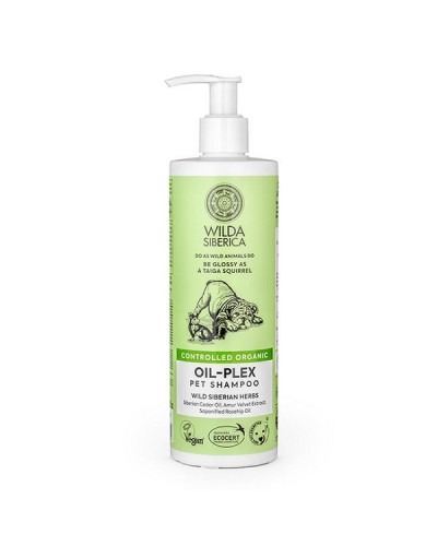 NATURA SIBERICA WILDA SIBERICA CONTROLLED ORGANIC OIL-PLEX PET SHAMPOO 400ML