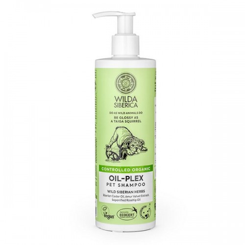 NATURA SIBERICA WILDA SIBERICA CONTROLLED ORGANIC OIL-PLEX PET SHAMPOO 400ML