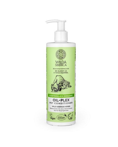 NATURA SIBERICA WILDA SIBERICA CONTROLLED ORGANIC OIL-PLEX PET CONDITIONER 400ML