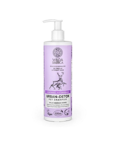 NATURA SIBERICA WILDA SIBERICA CONTROLLED ORGANIC URBAN-DETOX PET SHAMPOO 400ML