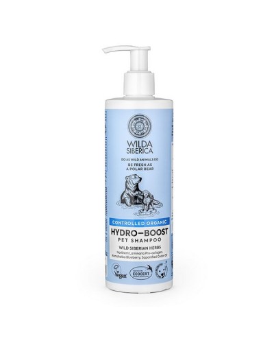 NATURA SIBERICA WILDA SIBERICA CONTROLLED ORGANIC HYDRO-BOOST PET SHAMPOO 400ML