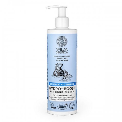 NATURA SIBERICA WILDA SIBERICA CONTROLLED ORGANIC HYDRO-BOOST PET CONDITIONER 400ML