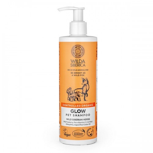 NATURA SIBERICA WILDA SIBERICA CONTROLLED ORGANIC GLOW PET SHAMPOO 400ML