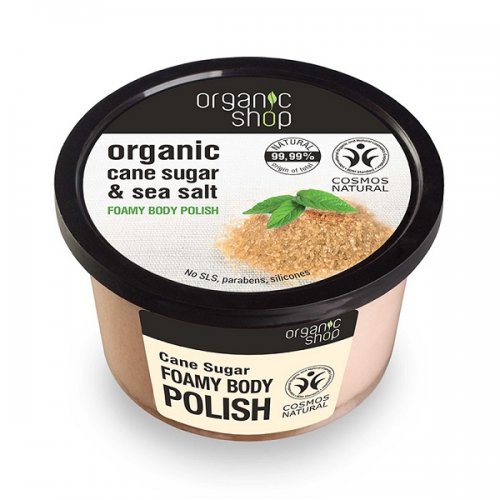 ORGANIC SHOP BODY POLISH CANE SUGAR TOP 250ML