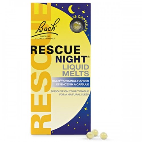 POWER BACH RESCUE NIGHT LIQUID MELTS 28caps