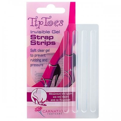 CARNATION TIP TOES GEL STRAP STRIPS 4τμχ