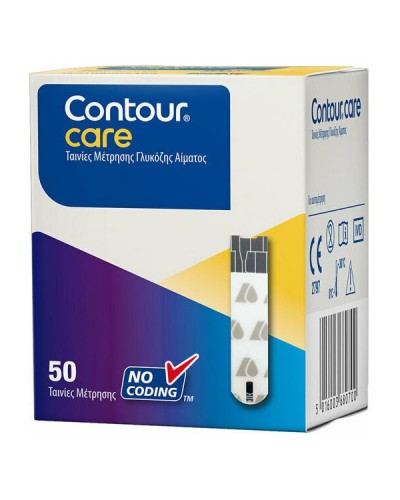 ASCENSIA CONTOUR CARE ΤΑΙΝΙΕΣ ΜΕΤΡΗΣΗΣ ΓΛΥΚΟΖΗΣ ΑΙΜΑΤΟΣ 50τμχ