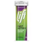 LIFT GLUCOTABS FAST ACTIVE CHEWS RASBERRY 10 Μασώμενες Ταμπλέτες